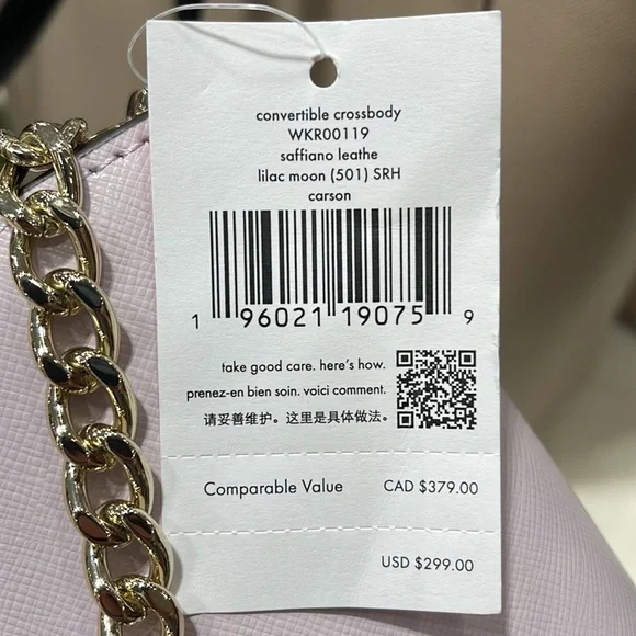 Kate Spade Carson Convertible Crossbody
Lilac Moon - Picture 10 of 16